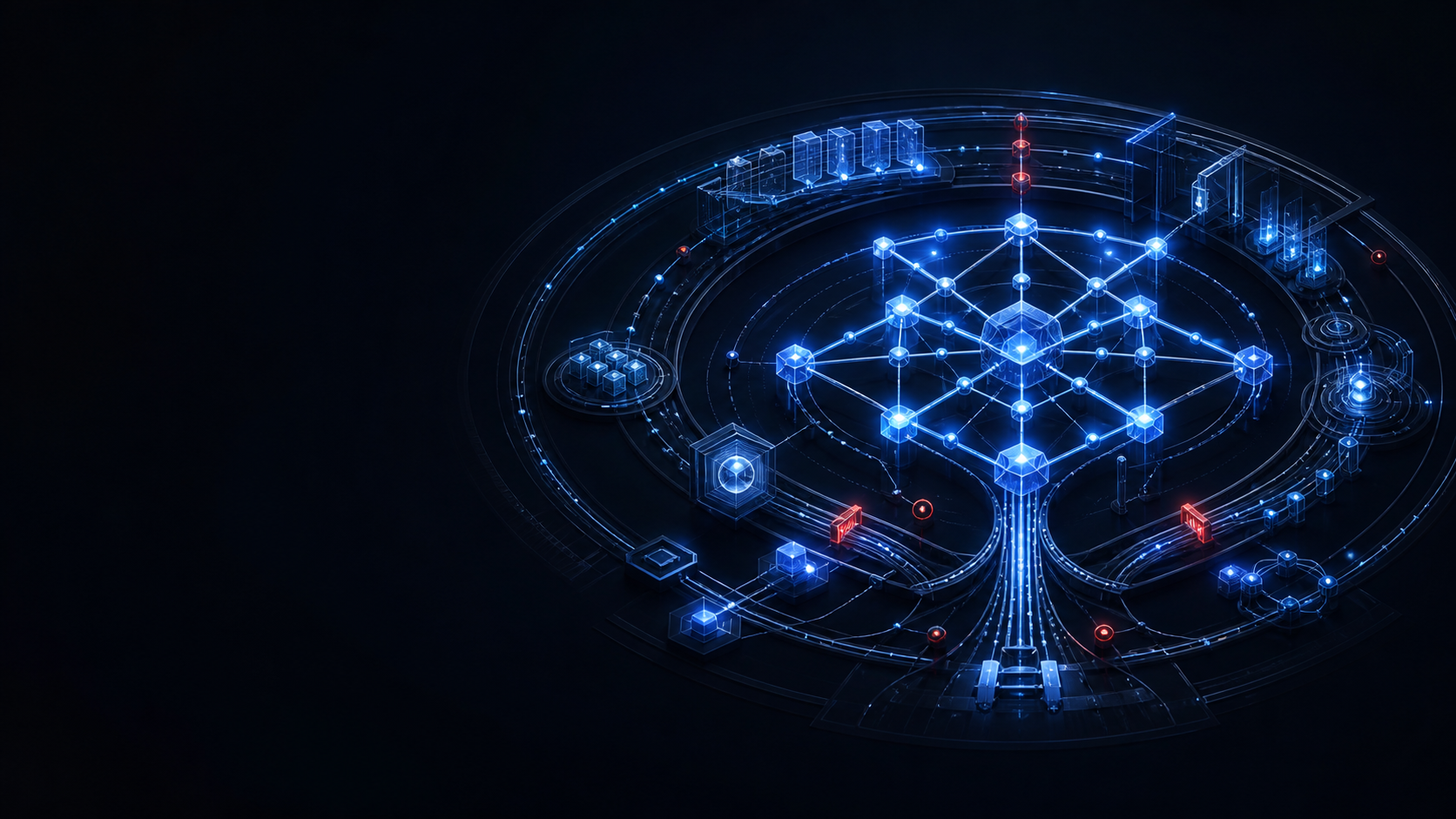 Luminous knowledge graph inside a bounded multi-agent control loop