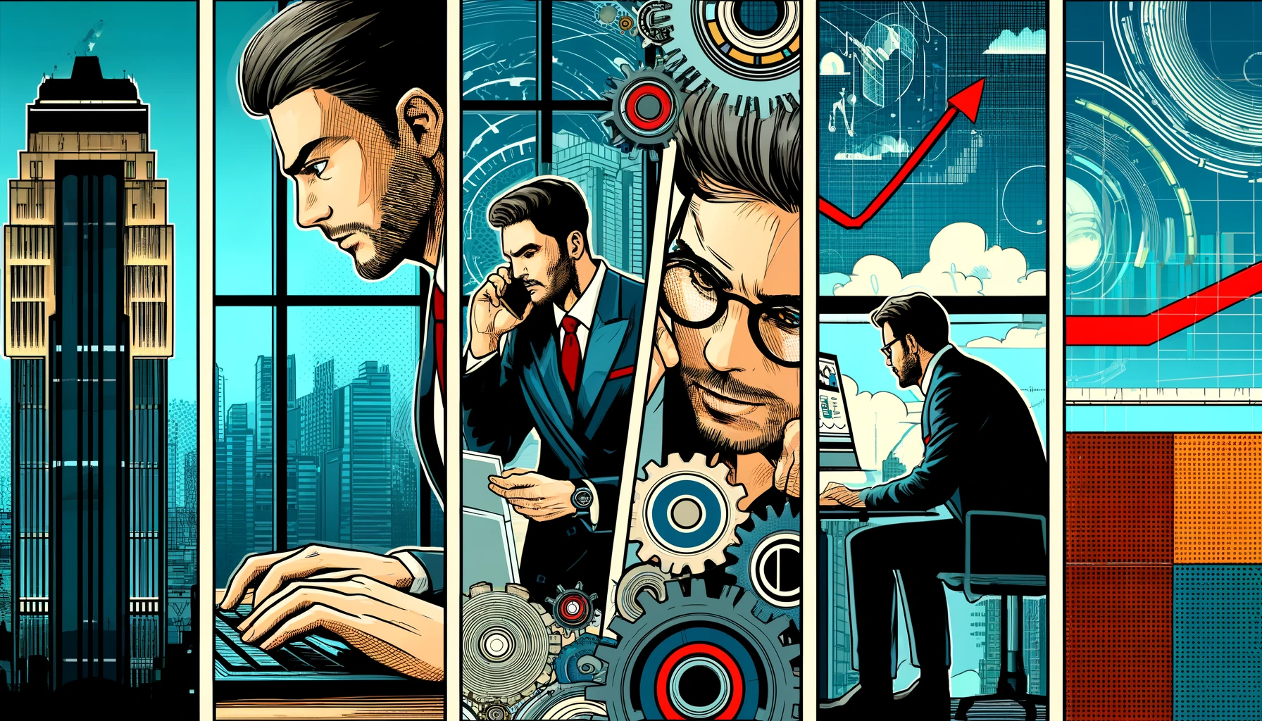 Comic panel of getting results