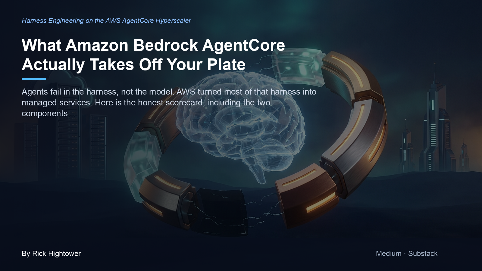 Cover image for “What Amazon Bedrock AgentCore Actually Takes Off Your Plate” by Rick Hightower
