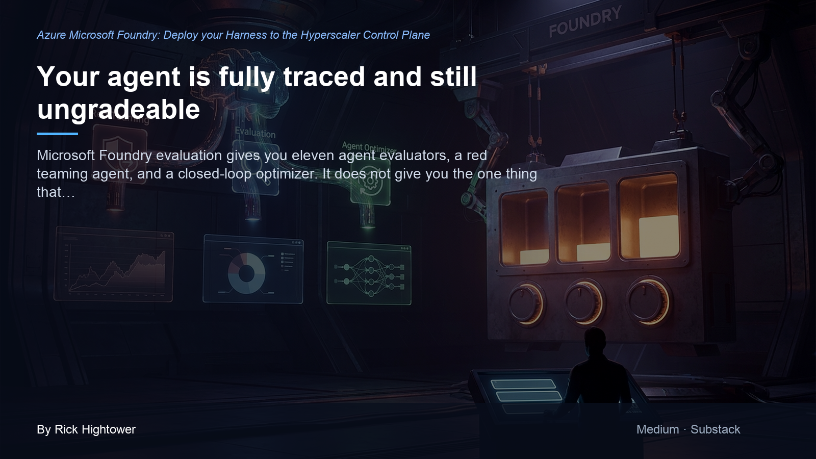Cover image for “Your agent is fully traced and still ungradeable” by Rick Hightower