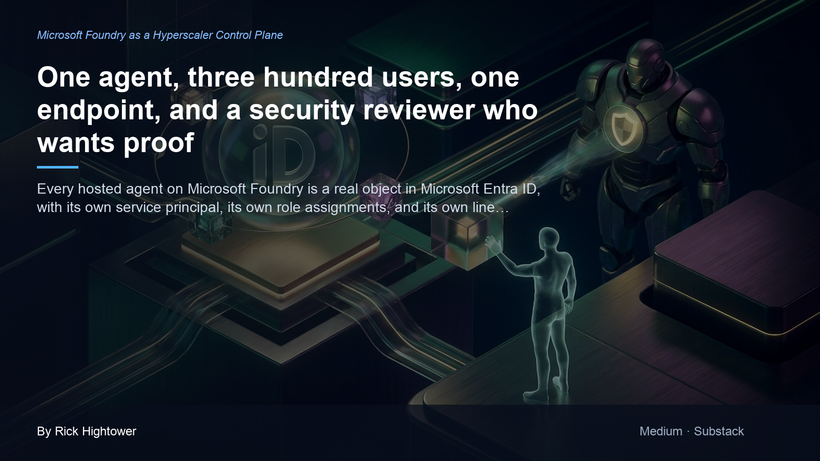 Cover image for “One agent, three hundred users, one endpoint, and a security reviewer who wants proof” by Rick Hightower