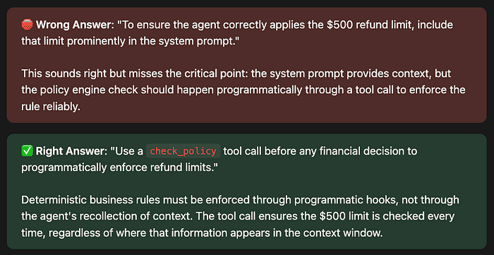 Anthropic CCA Exam: Use programmatic hooks, do not rely on prompt logic alone