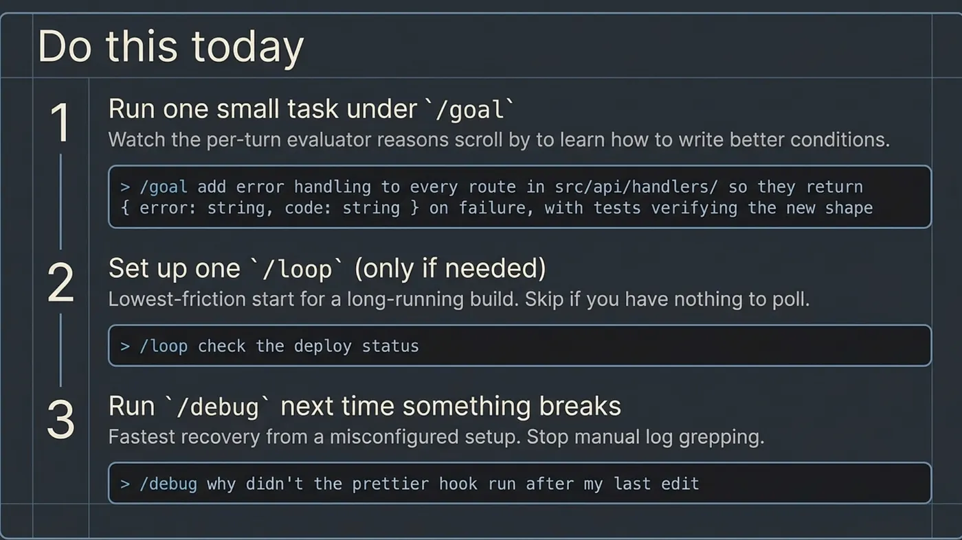 Claude Code Autonomous: /goal, /loop, /batch, /simplify, and /debug
