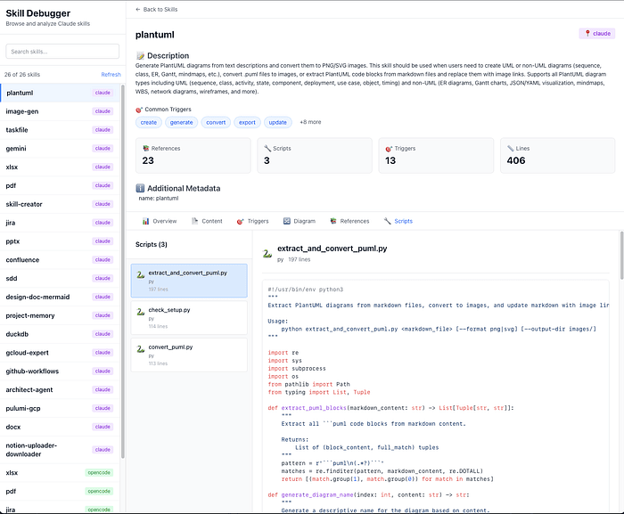 The Notion Uploader / Downloader Tool Skill I wrote in the Skills Debugger