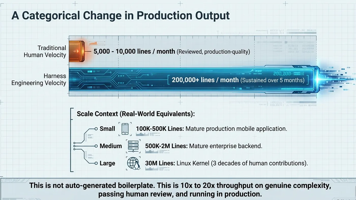 OpenAI harness engineering: Production Outputs