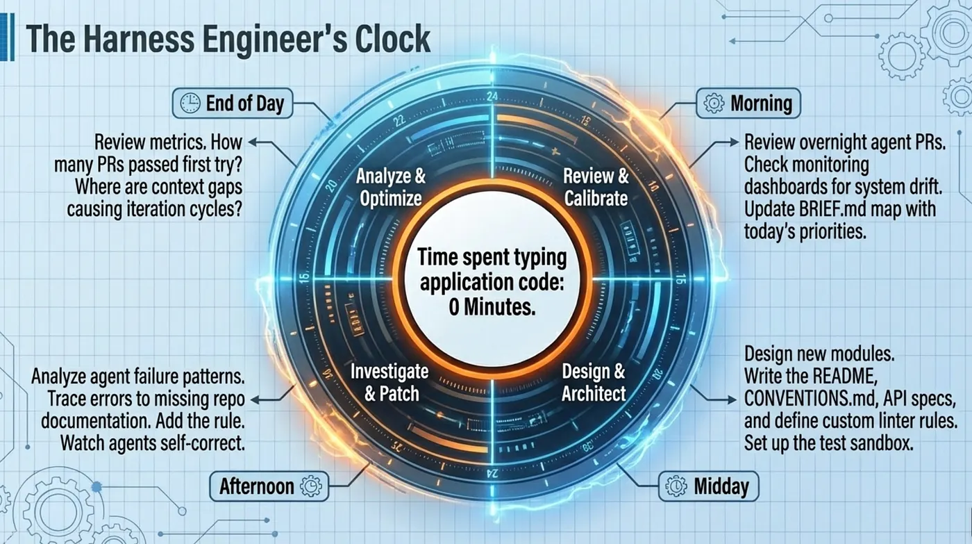 OpenAI harness engineering: Harness Engineer’s Clock