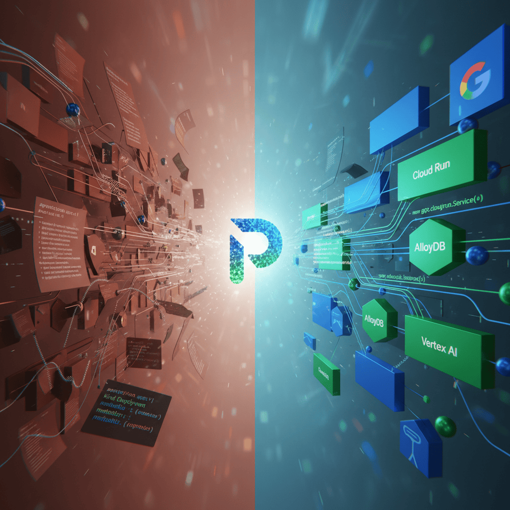 Glowing Pulumi catalyst into clean organized Google Cloud Platform services