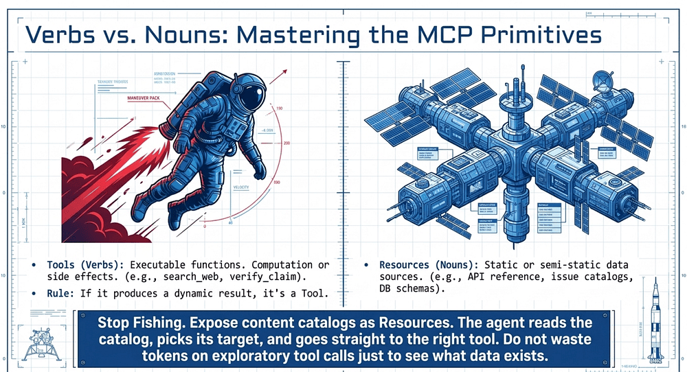 MCP Verbs vs Nouns ... Tools vs Resources