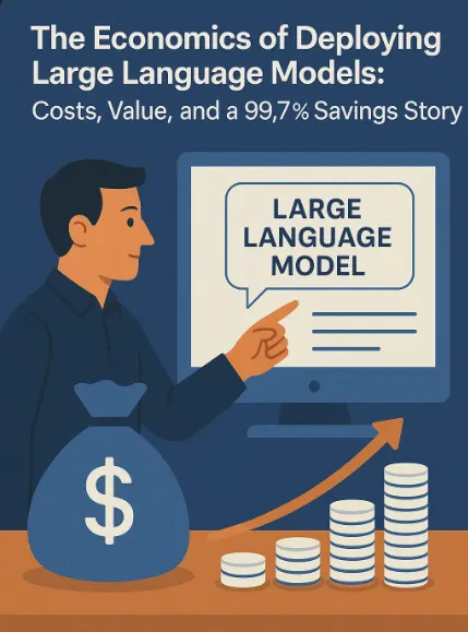 The Economics of Deploying Large Language Models: Costs, Value, and 99.7% Savings