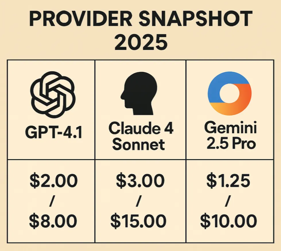 Pricing as of July 2025
